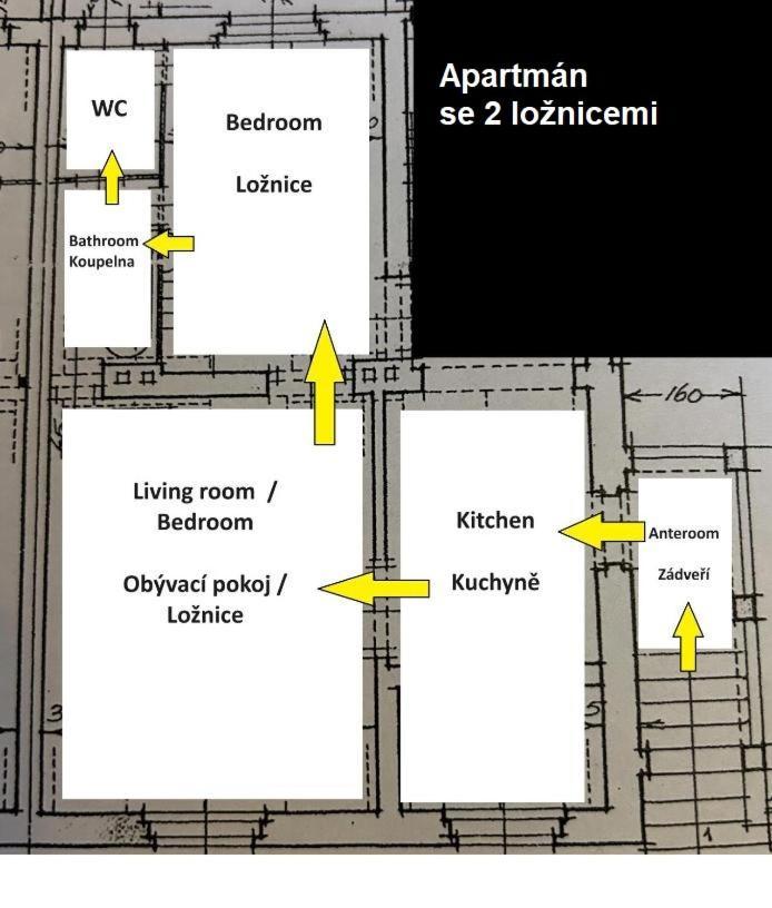 Apartmany U Kubiku Hradec Kralove Bagian luar foto